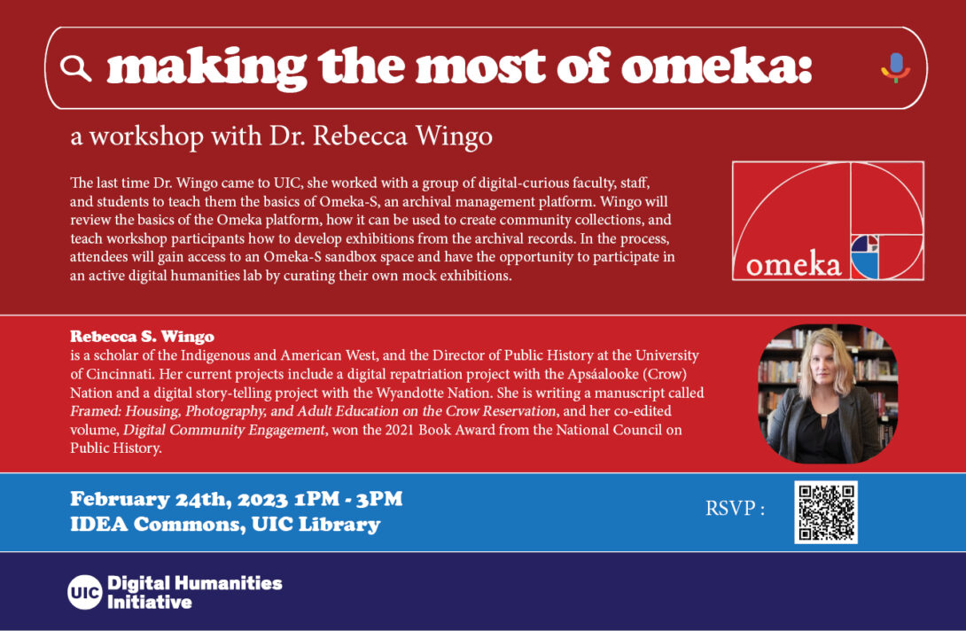 making the most of omeka workshop poster